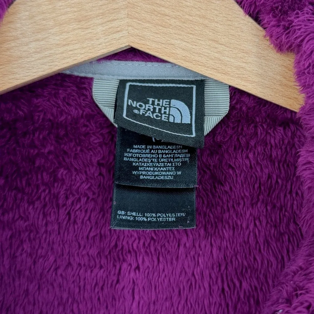 The North Face Girl's Osito Fleece Full Zip Jacket XXS 5 Purple